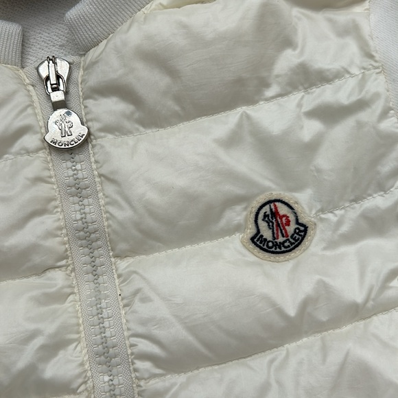 kids white moncler spring jacket - Picture 2 of 5